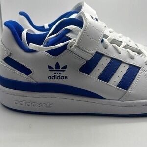 Adidas Originals Forum Low Casual Shoes White Team Royal Blue FY7756 NWB Men 13